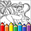 Desenhos de princesas de anime para colorir